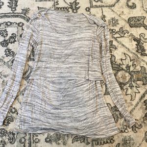 Gray Nursing Top